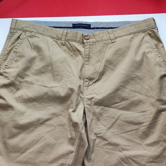 Tommy Hilfiger casual dress pants cream men's size 40x32 - Picture 2 of 13